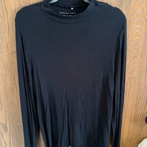 American Eagle Outfitters Black Long Sleeve Tee